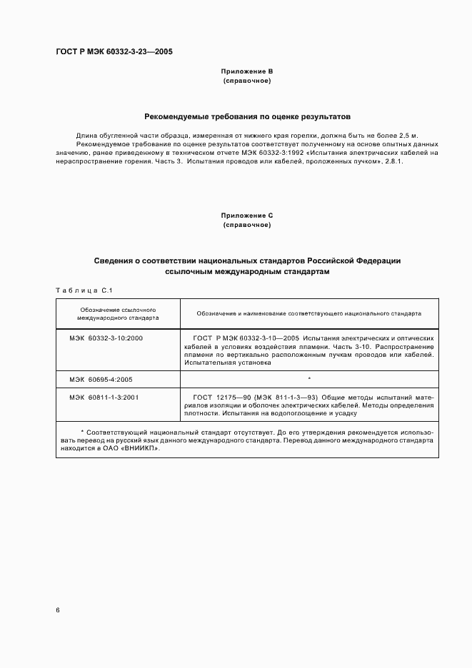 Страница 10 ГОСТ Р МЭК 60332-3-23-2005