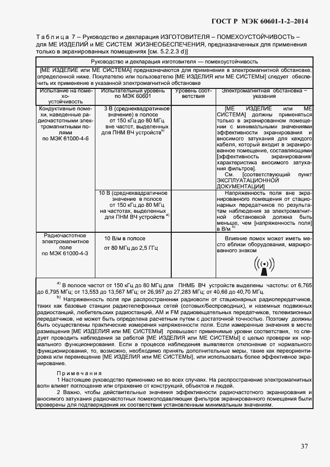 Страница 45 ГОСТ Р МЭК 60601-1-2-2014