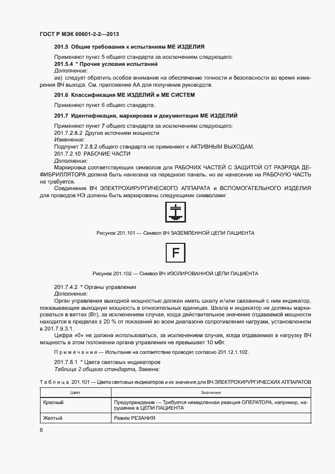 Страница 10 ГОСТ Р МЭК 60601-2-2-2013