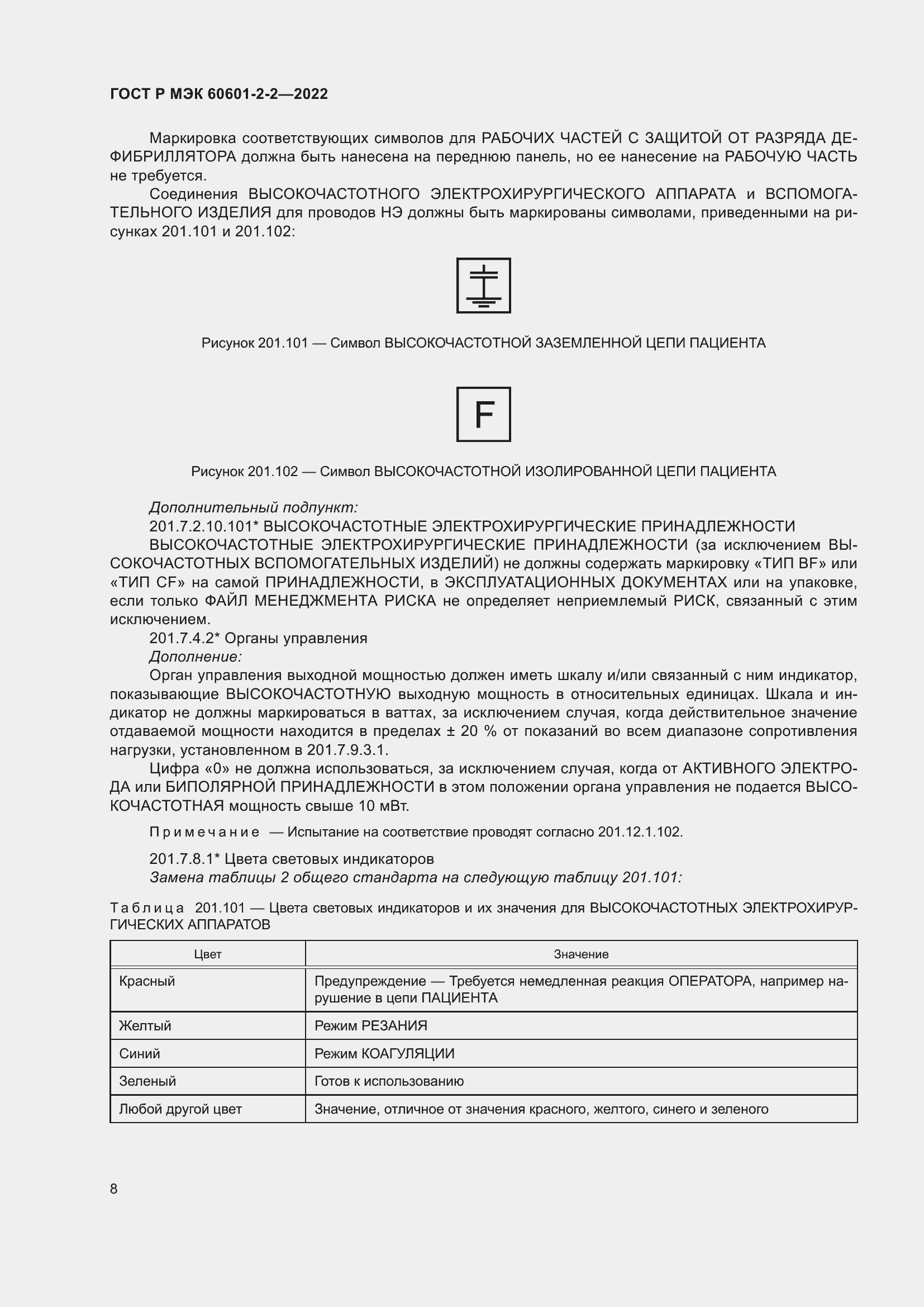 Страница 14 ГОСТ Р МЭК 60601-2-2-2022