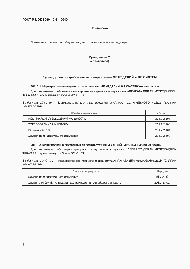 Страница 12 ГОСТ Р МЭК 60601-2-6-2019