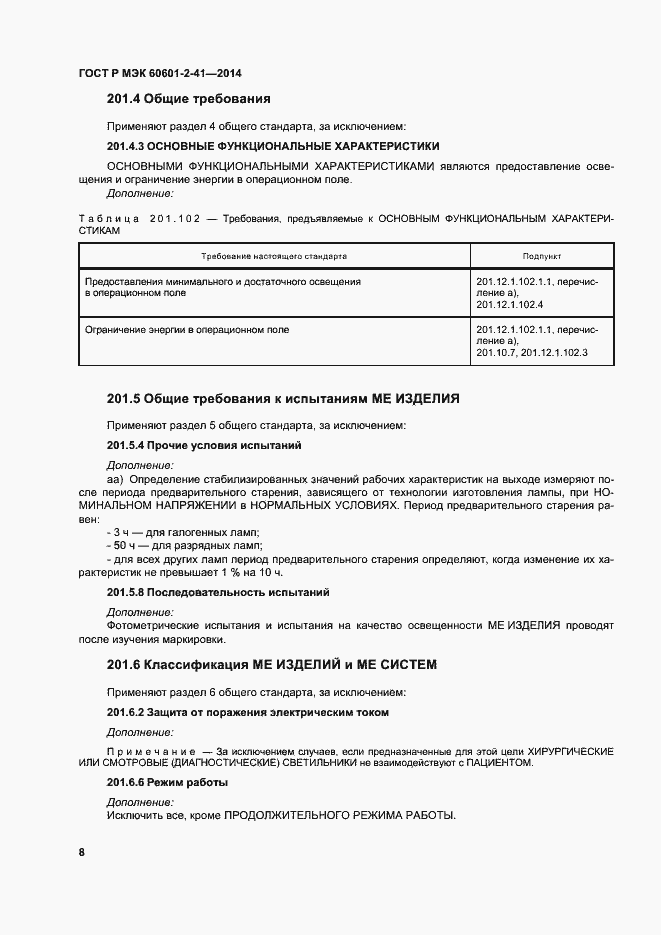 Страница 12 ГОСТ Р МЭК 60601-2-41-2014