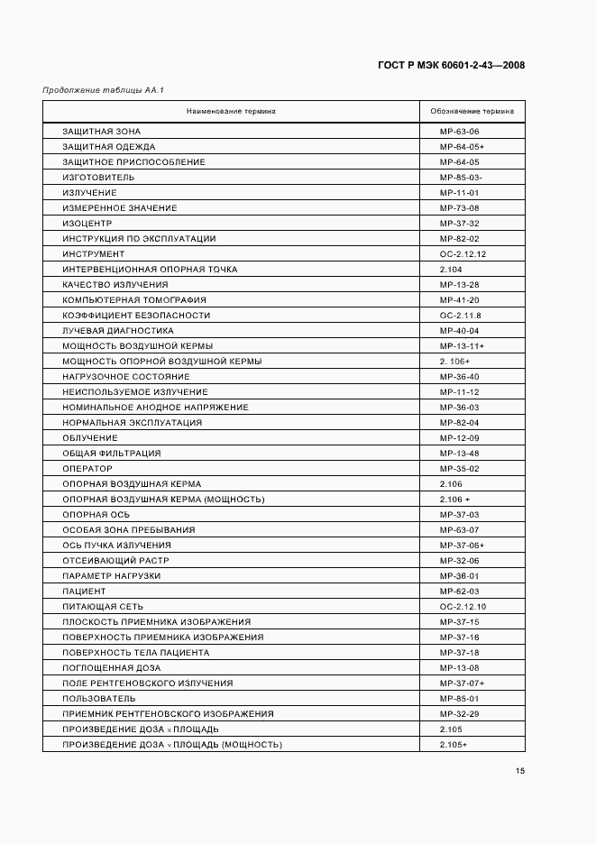 Страница 19 ГОСТ Р МЭК 60601-2-43-2008