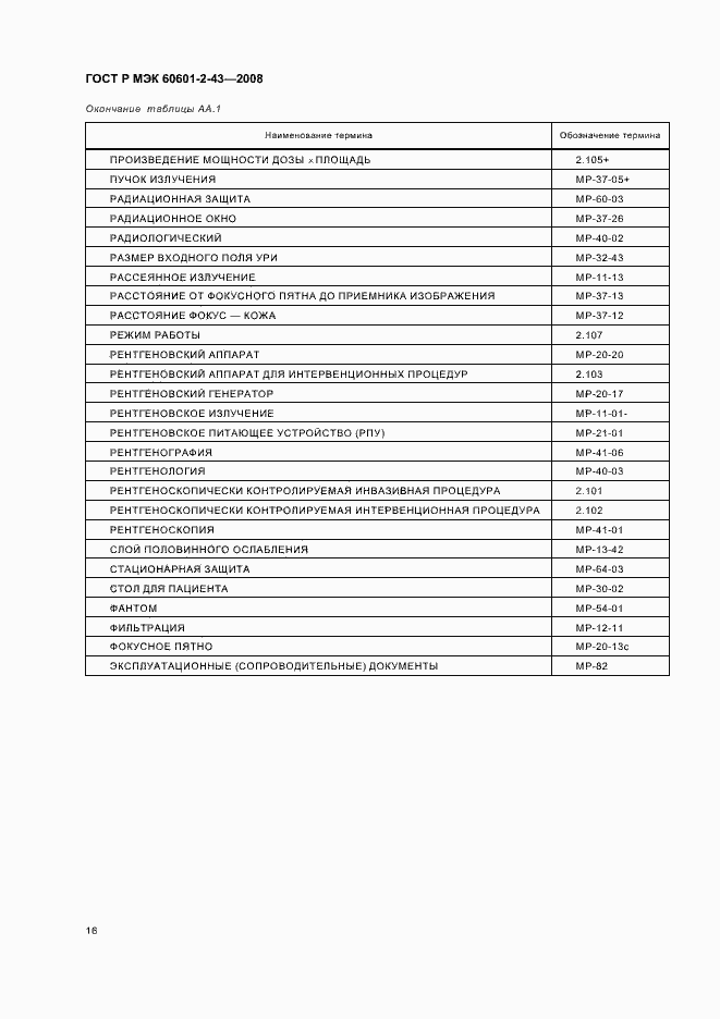 Страница 20 ГОСТ Р МЭК 60601-2-43-2008