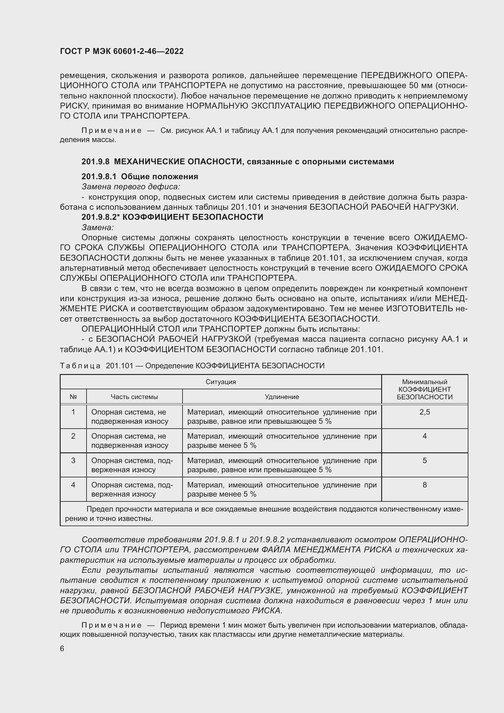 Страница 10 ГОСТ Р МЭК 60601-2-46-2022