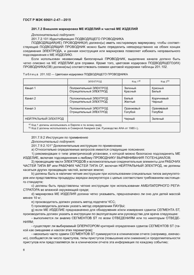 Страница 10 ГОСТ Р МЭК 60601-2-47-2015