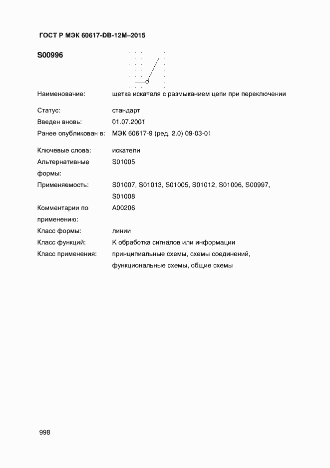 Страница 1003 ГОСТ Р МЭК 60617-DB-12M-2015