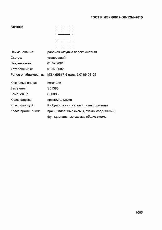 Страница 1010 ГОСТ Р МЭК 60617-DB-12M-2015