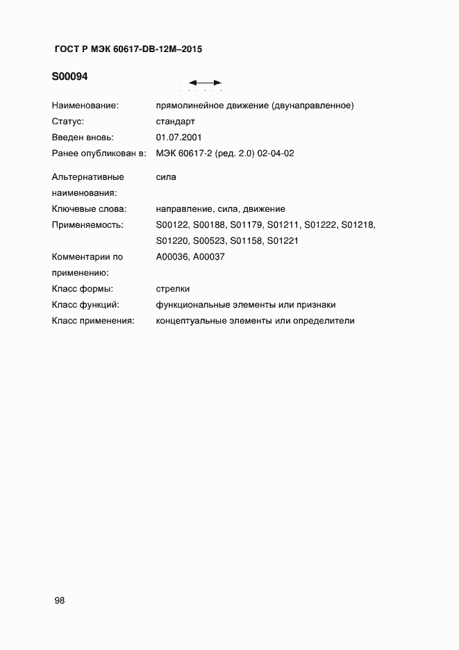 Страница 103 ГОСТ Р МЭК 60617-DB-12M-2015