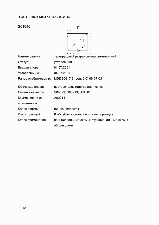 Страница 1047 ГОСТ Р МЭК 60617-DB-12M-2015