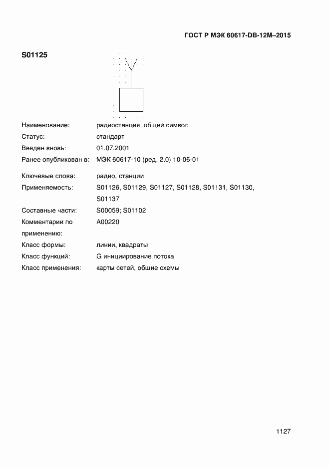 Страница 1132 ГОСТ Р МЭК 60617-DB-12M-2015