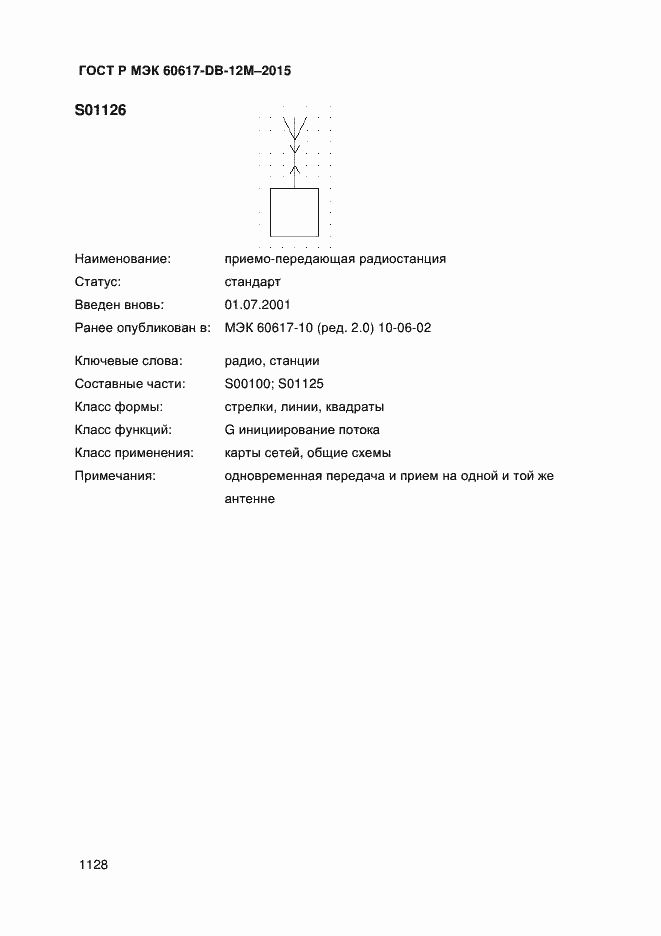 Страница 1133 ГОСТ Р МЭК 60617-DB-12M-2015