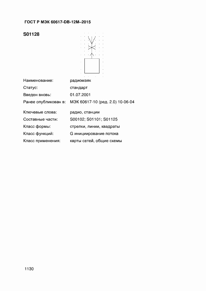 Страница 1135 ГОСТ Р МЭК 60617-DB-12M-2015