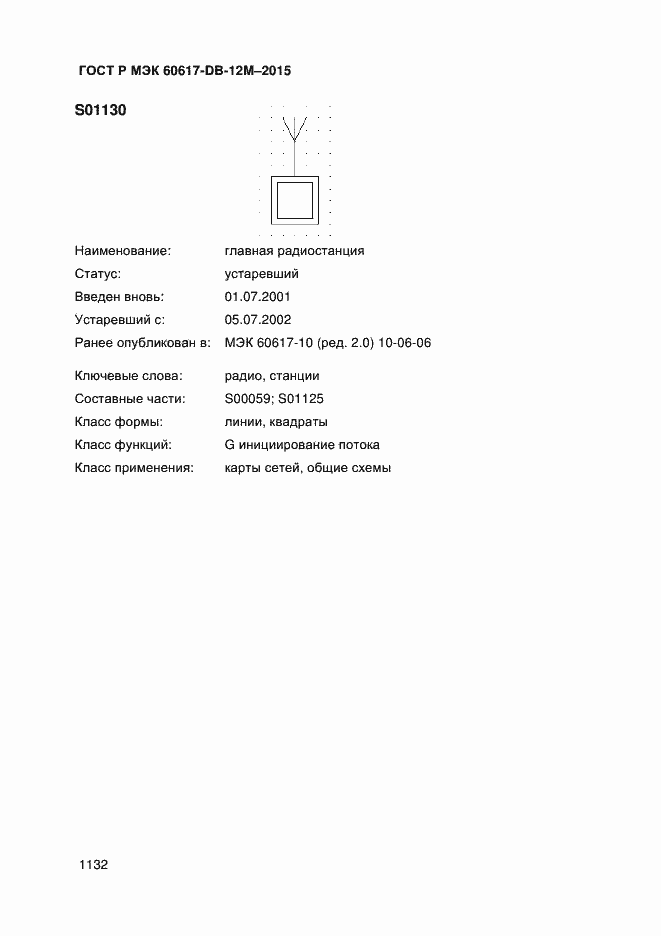 Страница 1137 ГОСТ Р МЭК 60617-DB-12M-2015