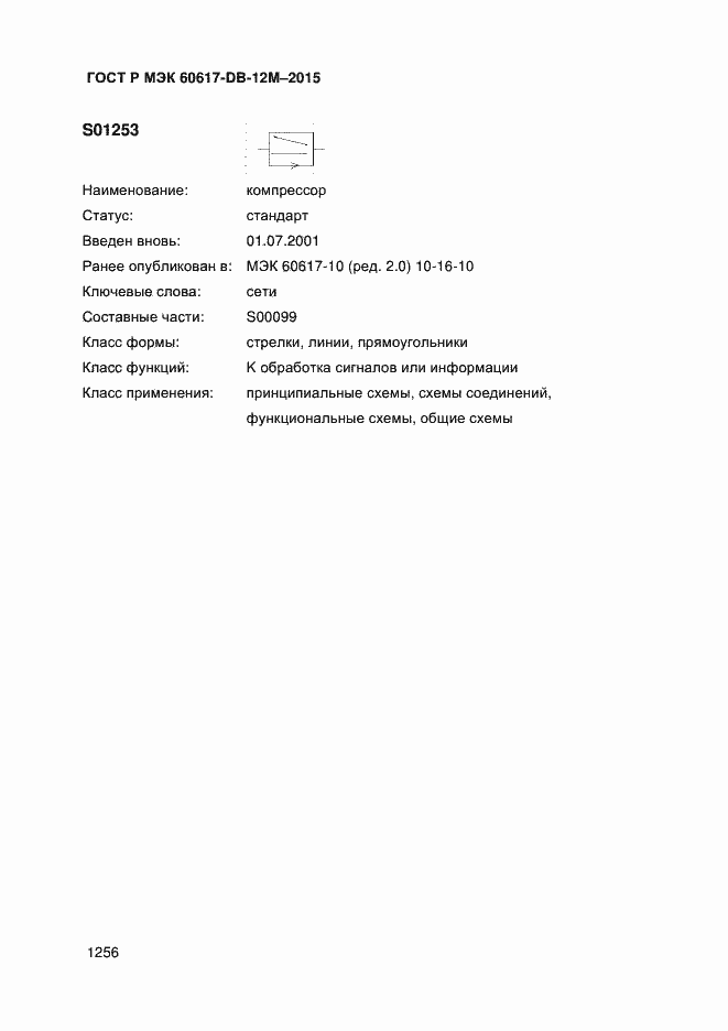 Страница 1261 ГОСТ Р МЭК 60617-DB-12M-2015