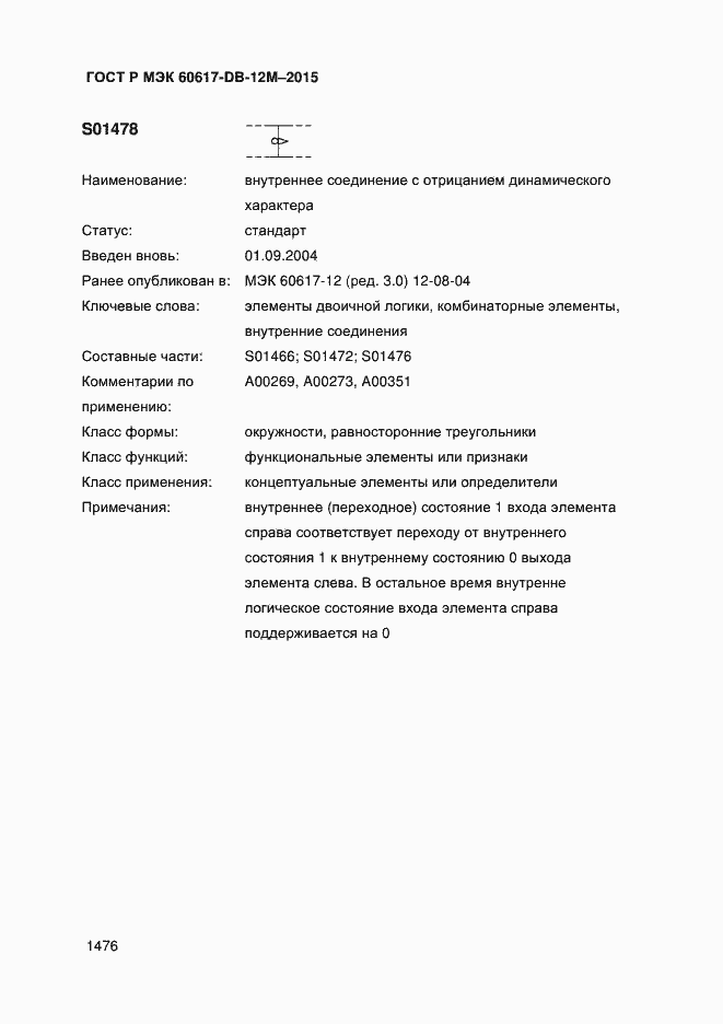 Страница 1481 ГОСТ Р МЭК 60617-DB-12M-2015
