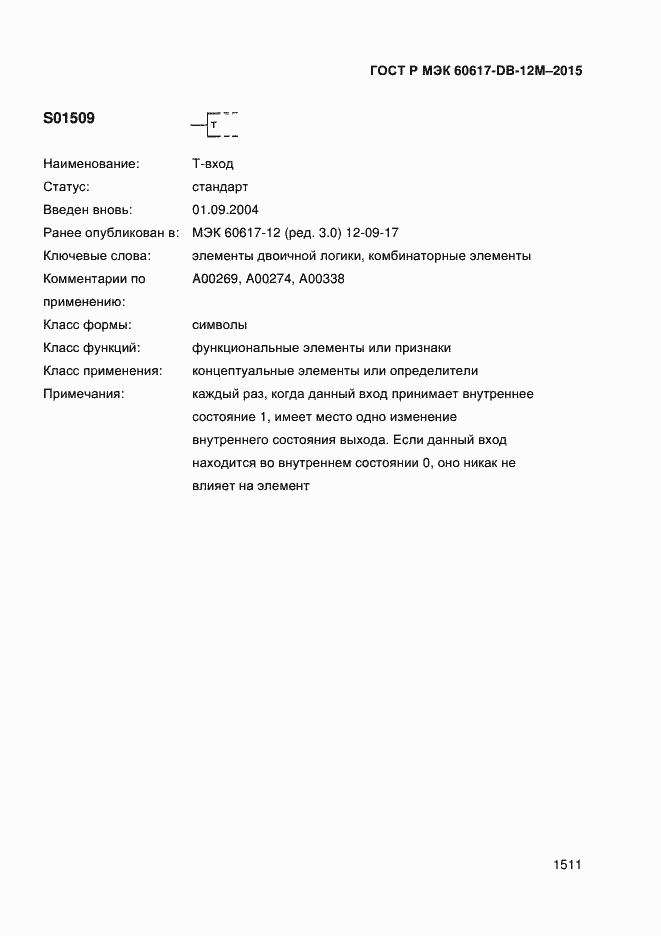 Страница 1516 ГОСТ Р МЭК 60617-DB-12M-2015