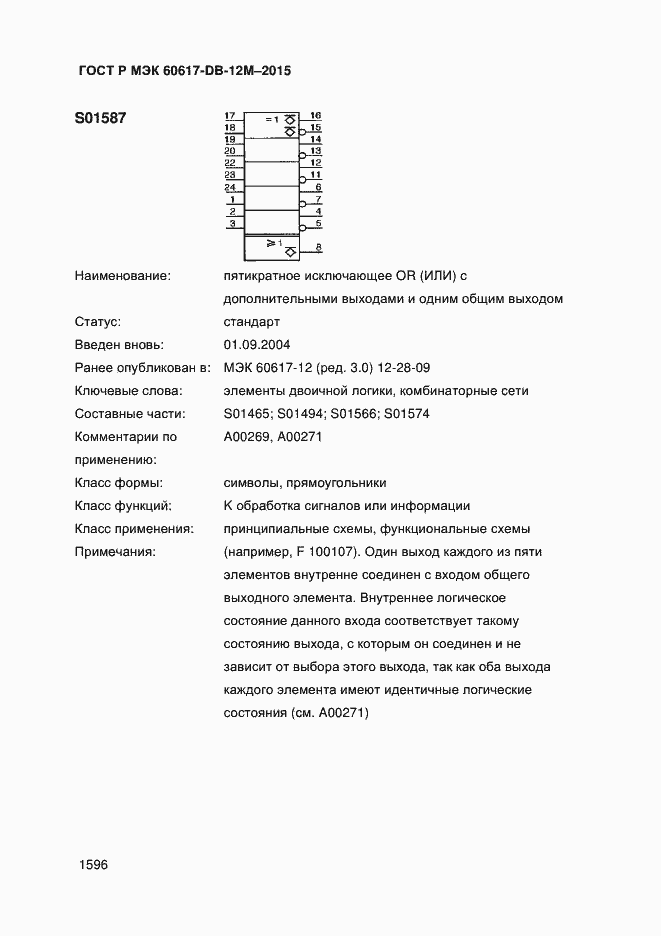 Страница 1601 ГОСТ Р МЭК 60617-DB-12M-2015
