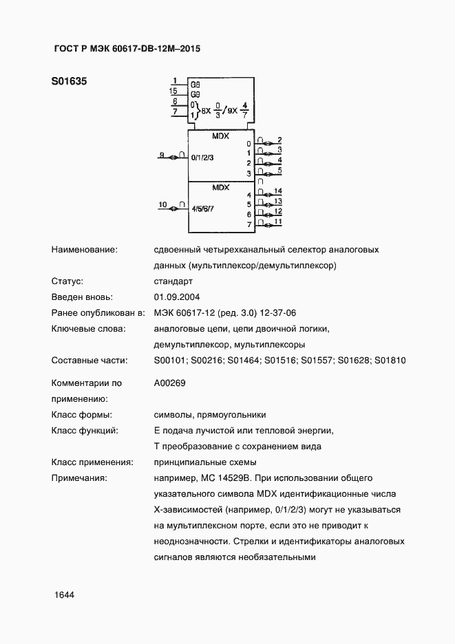 Страница 1649 ГОСТ Р МЭК 60617-DB-12M-2015