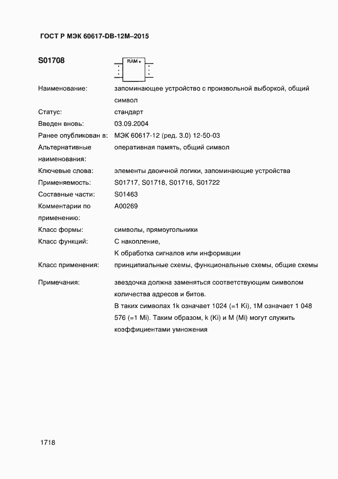 Страница 1723 ГОСТ Р МЭК 60617-DB-12M-2015