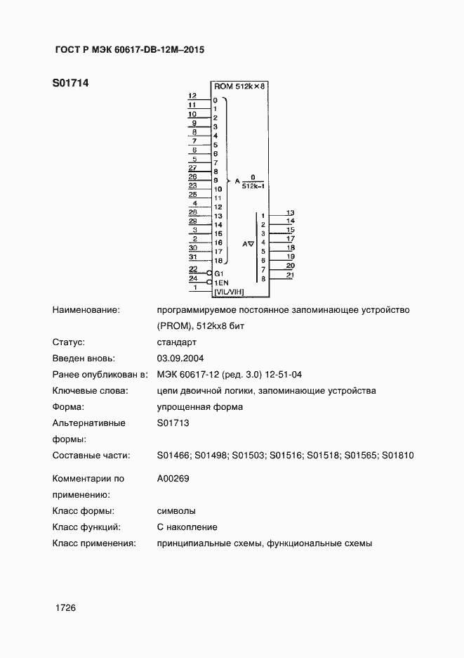 Страница 1731 ГОСТ Р МЭК 60617-DB-12M-2015