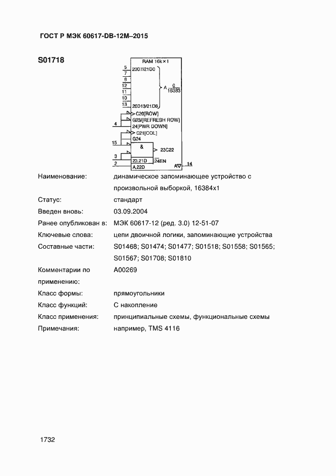 Страница 1737 ГОСТ Р МЭК 60617-DB-12M-2015