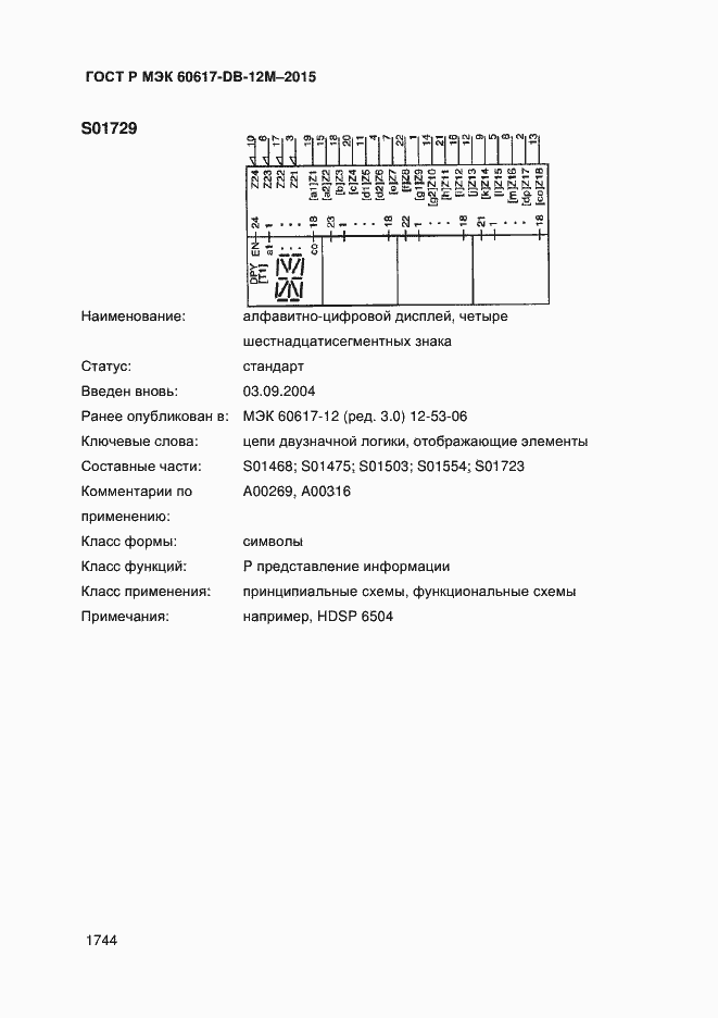 Страница 1749 ГОСТ Р МЭК 60617-DB-12M-2015