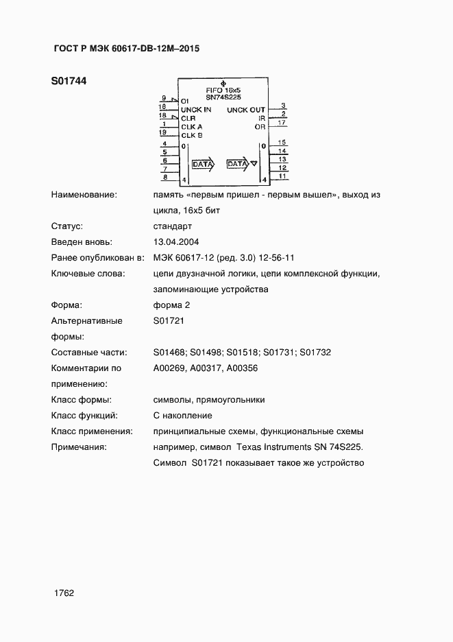Страница 1767 ГОСТ Р МЭК 60617-DB-12M-2015