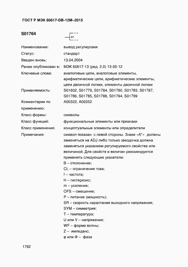 Страница 1787 ГОСТ Р МЭК 60617-DB-12M-2015