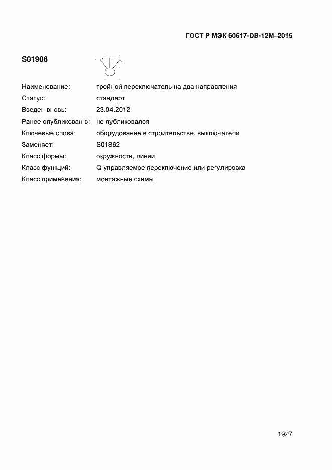 Страница 1932 ГОСТ Р МЭК 60617-DB-12M-2015
