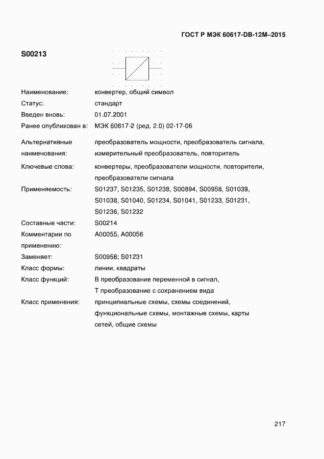 Страница 222 ГОСТ Р МЭК 60617-DB-12M-2015