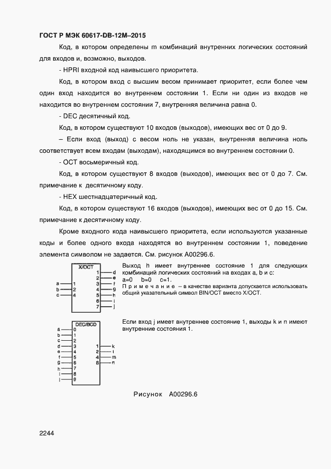 Страница 2249 ГОСТ Р МЭК 60617-DB-12M-2015