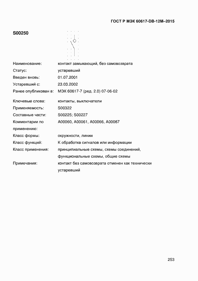 Страница 258 ГОСТ Р МЭК 60617-DB-12M-2015