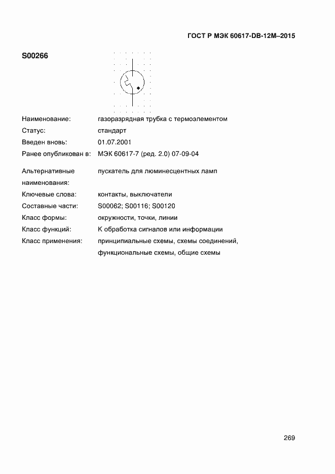 Страница 274 ГОСТ Р МЭК 60617-DB-12M-2015