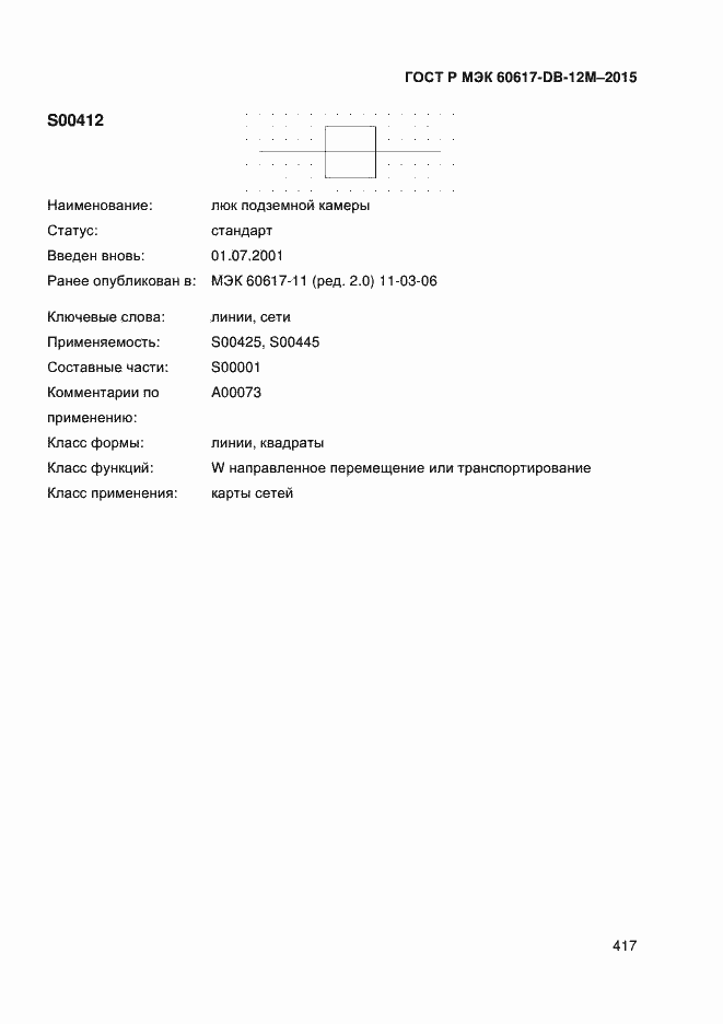 Страница 422 ГОСТ Р МЭК 60617-DB-12M-2015