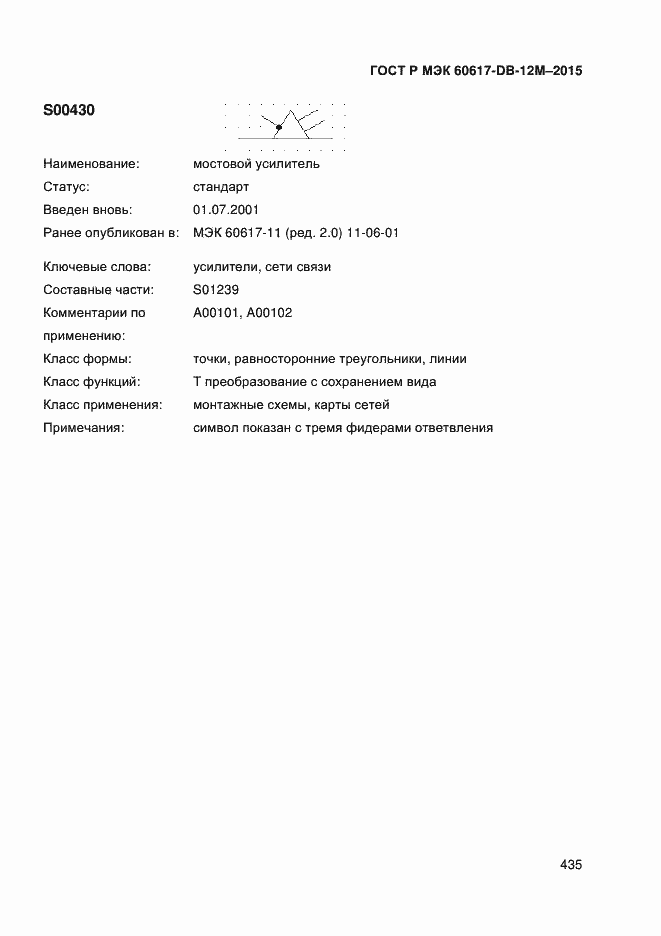 Страница 440 ГОСТ Р МЭК 60617-DB-12M-2015