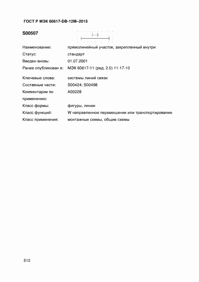 Страница 517 ГОСТ Р МЭК 60617-DB-12M-2015