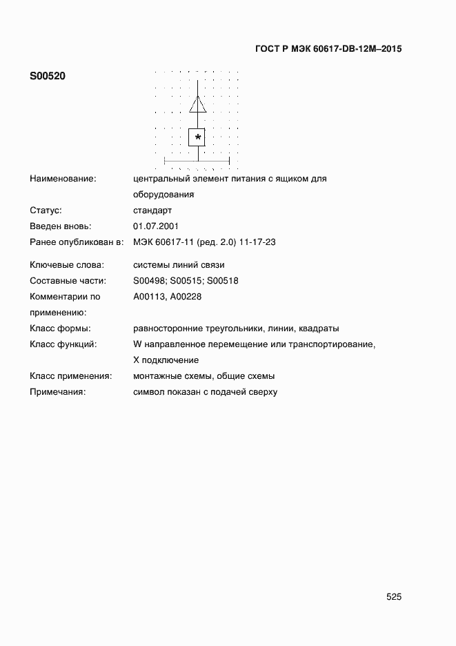 Страница 530 ГОСТ Р МЭК 60617-DB-12M-2015