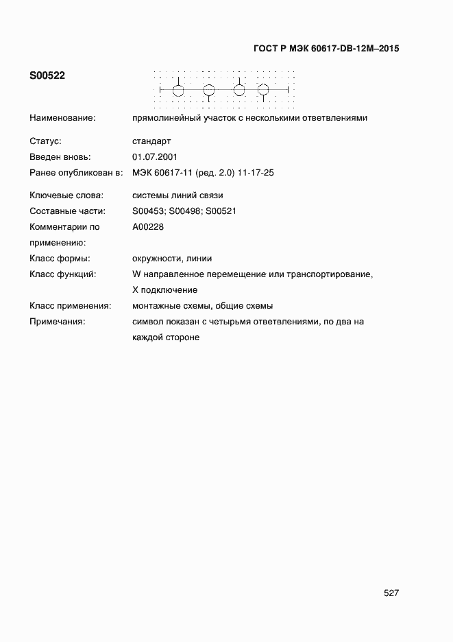 Страница 532 ГОСТ Р МЭК 60617-DB-12M-2015