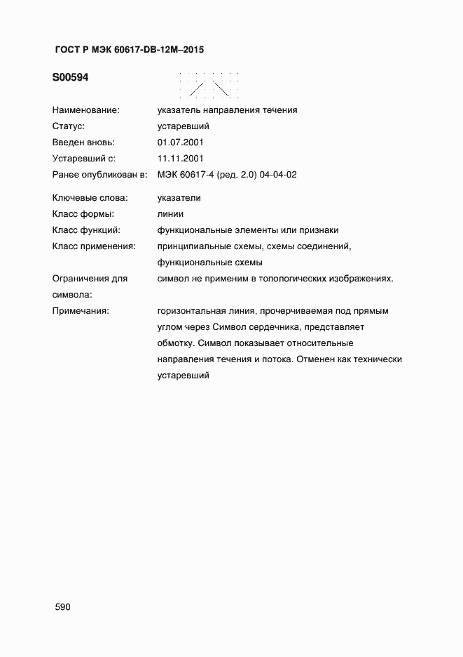 Страница 595 ГОСТ Р МЭК 60617-DB-12M-2015