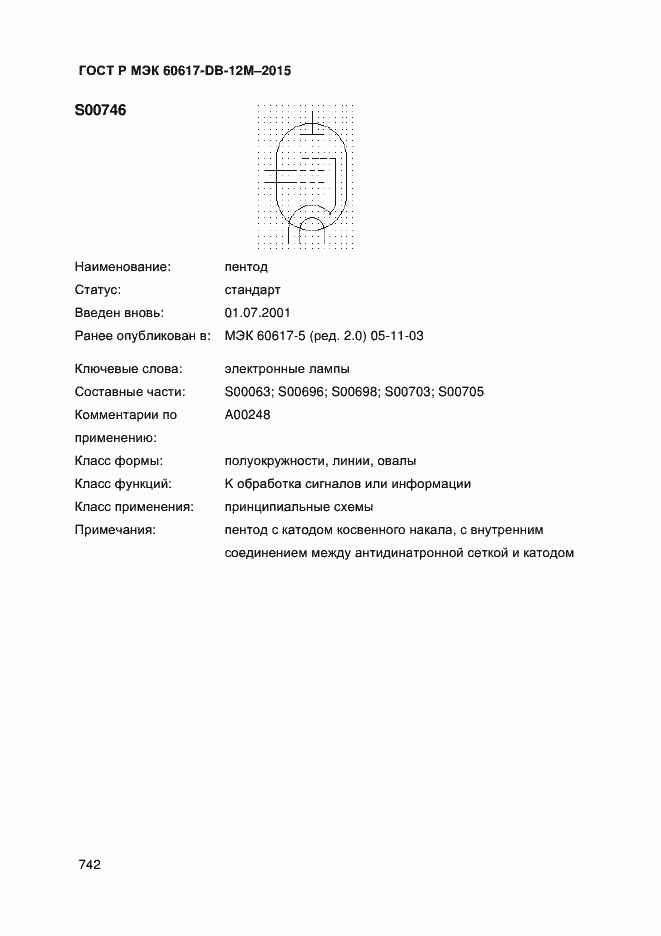 Страница 747 ГОСТ Р МЭК 60617-DB-12M-2015