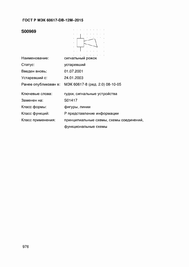 Страница 981 ГОСТ Р МЭК 60617-DB-12M-2015