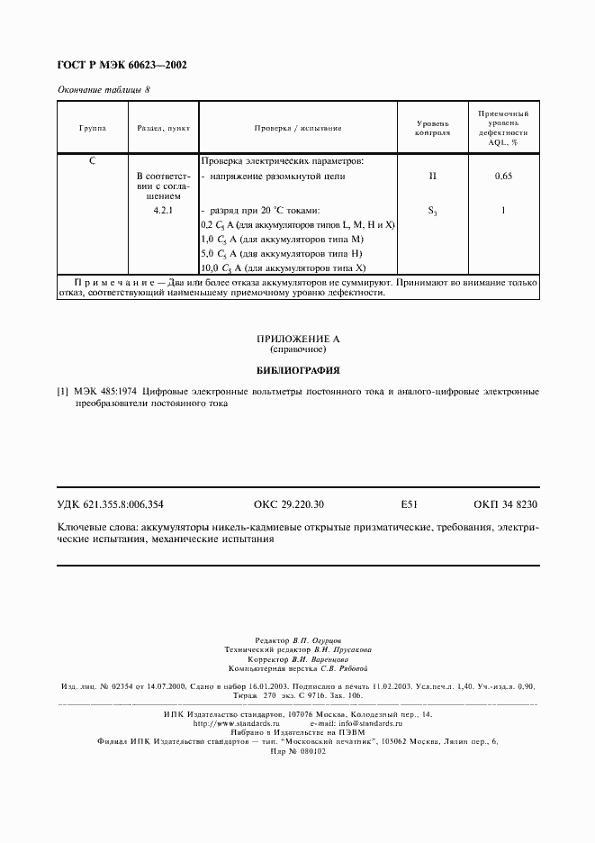 Страница 11 ГОСТ Р МЭК 60623-2002