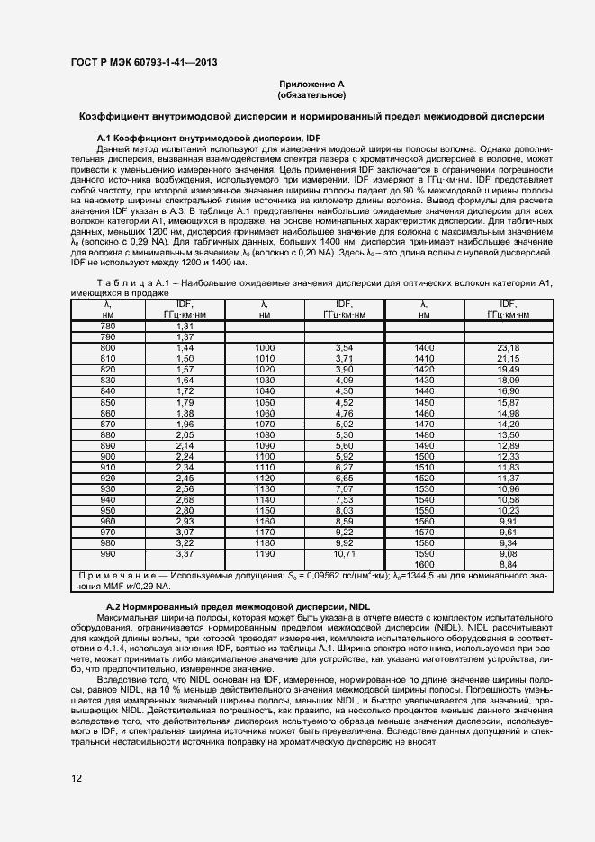 Страница 14 ГОСТ Р МЭК 60793-1-41-2013