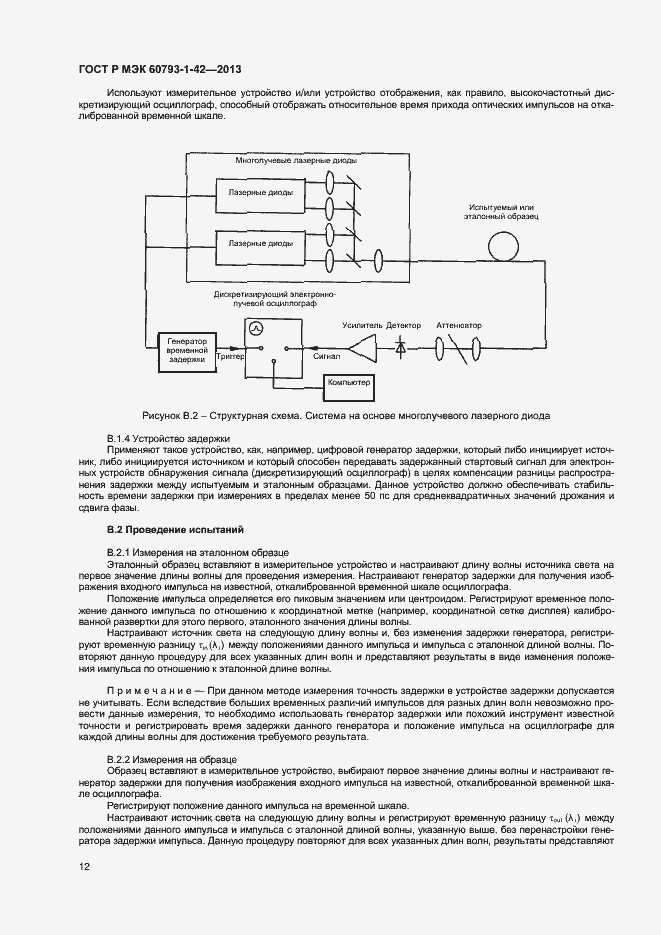 Страница 14 ГОСТ Р МЭК 60793-1-42-2013
