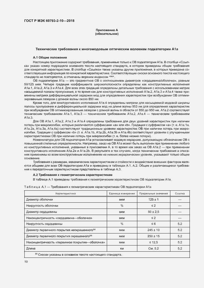 Страница 13 ГОСТ Р МЭК 60793-2-10-2018