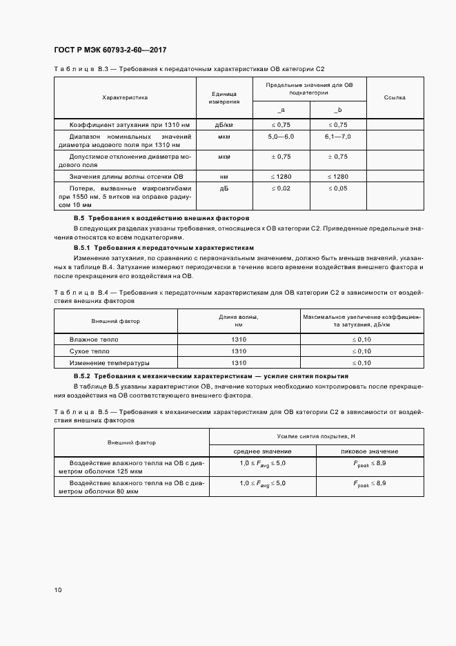 Страница 13 ГОСТ Р МЭК 60793-2-60-2017