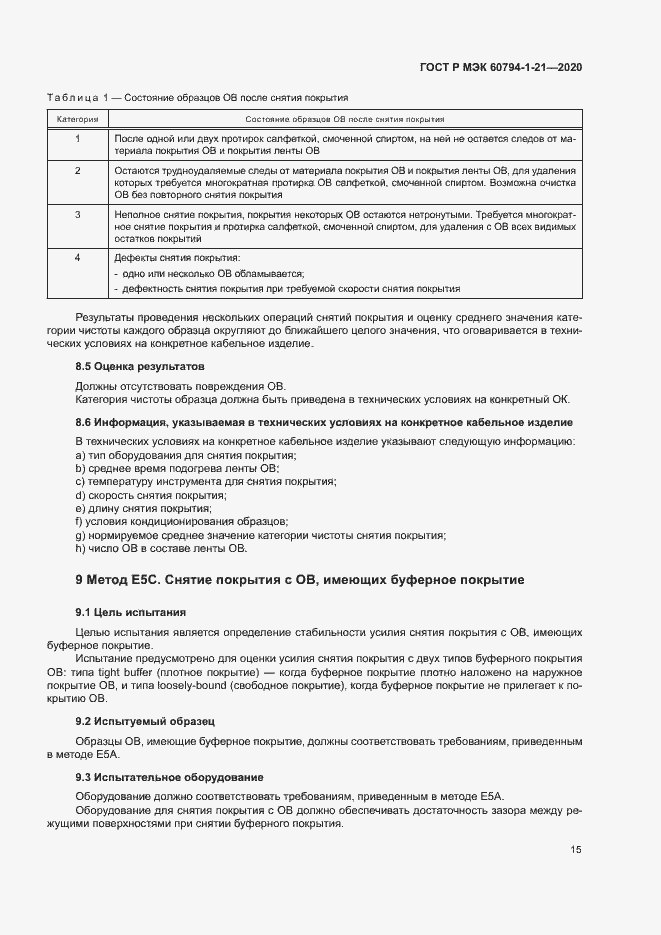 Страница 18 ГОСТ Р МЭК 60794-1-21-2020
