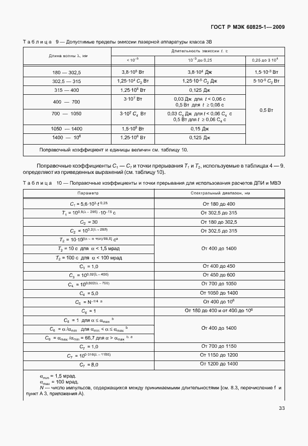 Страница 39 ГОСТ Р МЭК 60825-1-2009