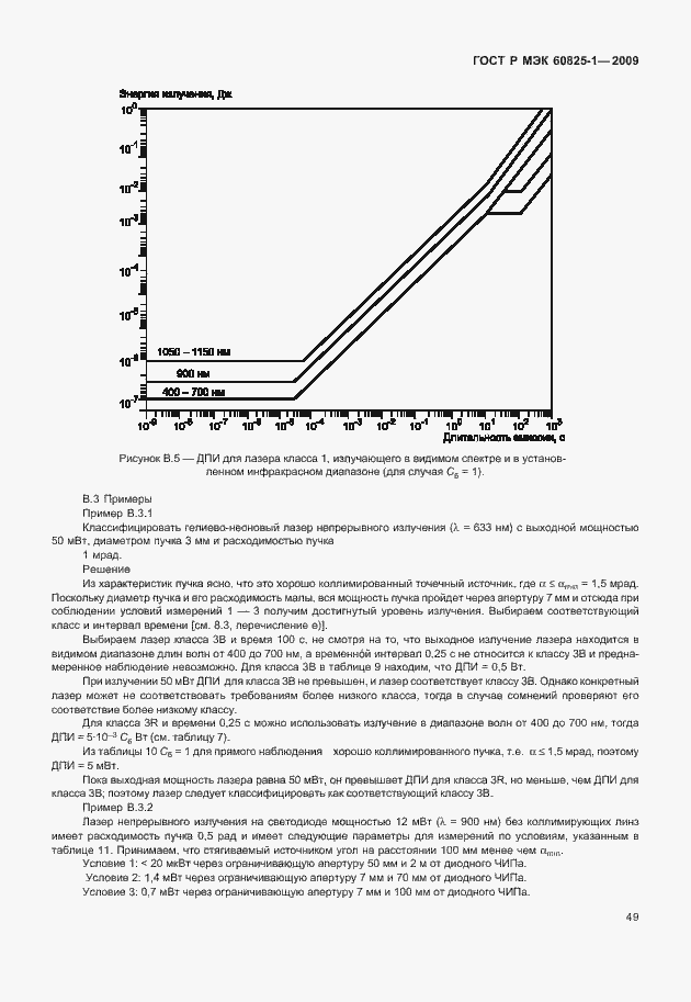 Страница 55 ГОСТ Р МЭК 60825-1-2009